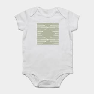 Geo (Linen Sage) Baby Bodysuit